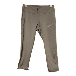 Nike Dri-FIT Gray Mesh Leggings